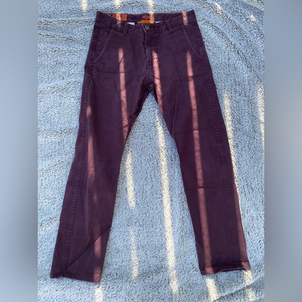 Dockers Dark Purple Casual Pants